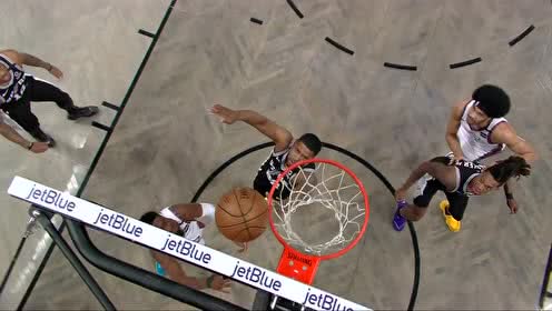 【NBA集锦】勒神仙今天又开始了? 勒维尔小拉杆上篮打进2+1轰停马刺