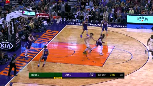 【NBA集锦】展现领袖气质 米德尔顿连砍5分引领反攻