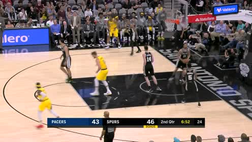 【NBA集錦】手感相當(dāng)火熱 沃倫底角三分發(fā)炮助力球隊(duì)追上比分
