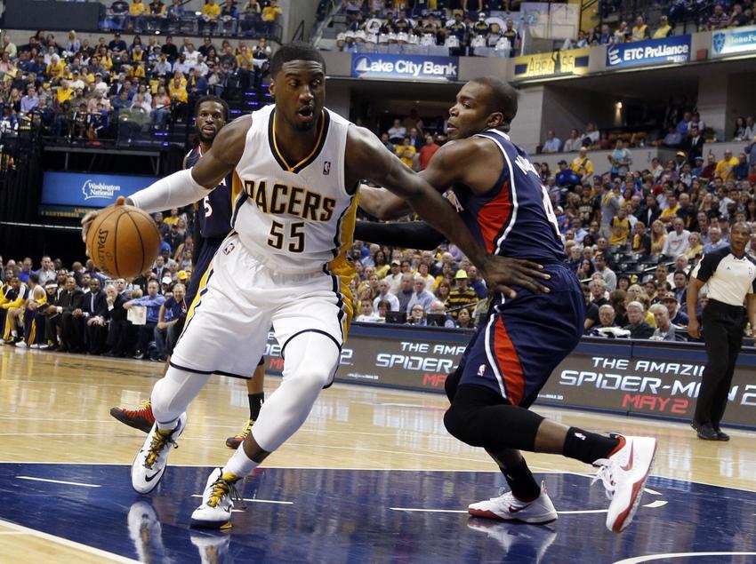 Pacers' Roy Hibbert will start at center in Game 4 against the Hawks