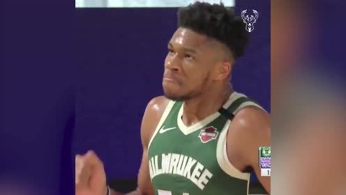 【NBA集锦】洛佩兹单手钉板大帽只手遮天 字母哥大步流星追风赶浪反击怒扣