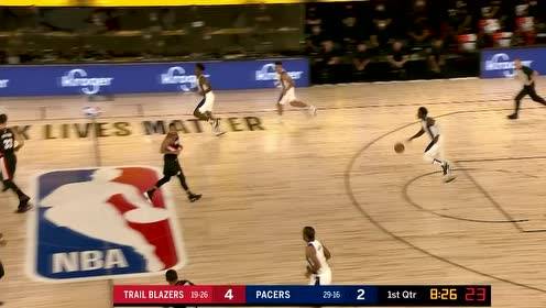【NBA集锦】开场手感暴热 麦科勒姆蝴蝶穿花上篮命中