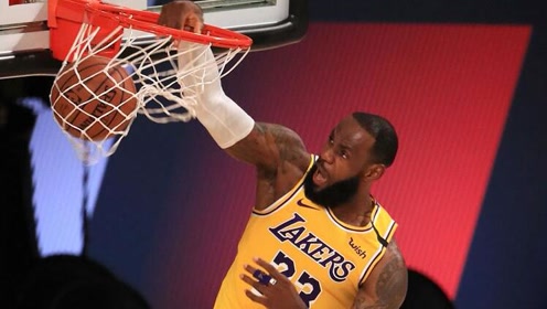 【NBA集錦】詹姆斯復(fù)賽首球真心霸氣 掄臂暴扣君臨天下