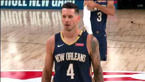 【NBA录像回放】NBA热身赛:鹈鹕vs篮网全场回放第1节