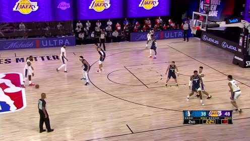 【NBA集锦】詹姆斯vs独行侠集锦 半场打卡展现超强统治力