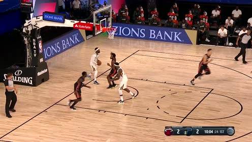 【NBA集锦】NBA热身赛:灰熊vs热火 莫兰特伊戈达拉恩怨对决