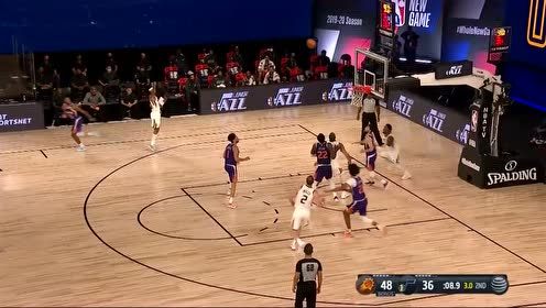 【NBA集锦】一人吸引全队防守 米切尔导弹直塞克拉克森三分穿网