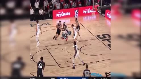 【NBA集锦】一招打你个出其不意 尤班克斯勾手稳稳命中
