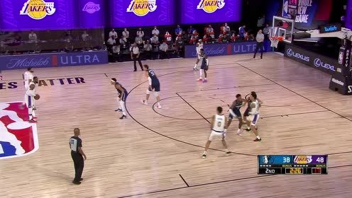 【NBA集锦】詹姆斯这么远就敢送空接 库兹马心领神会拍马赶到