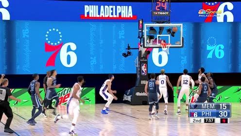 【NBA集锦】需要这样的进球来证明自己 罗宾逊底线突破单手反扣