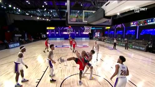 【NBA集锦】奇才116-123湖人 詹姆斯浓眉缺战JR史密斯