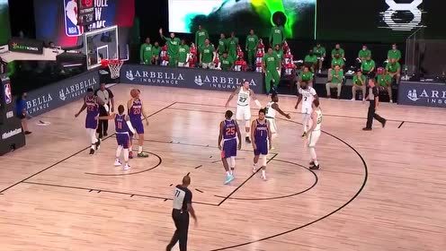 【NBA集锦】塔图姆击地巧妙助攻 沃克接球轻松突破完成抛投