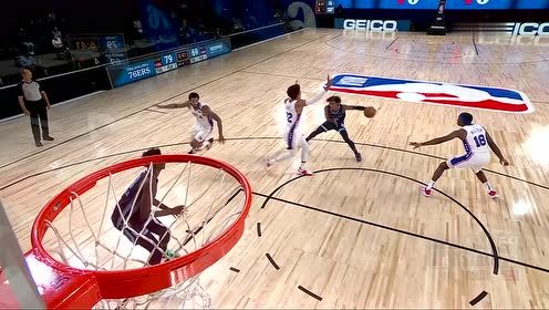 【NBA集锦】势在必得?杰克逊想扣篮先过佩莱这一关