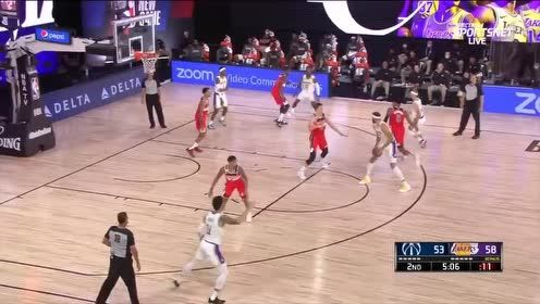 【NBA录像回放】NBA热身赛：奇才vs湖人第2节
