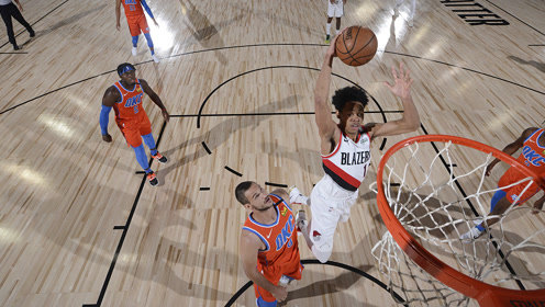 【NBA集锦】西蒙斯vs雷霆集锦 23+4+5上演平筐暴扣