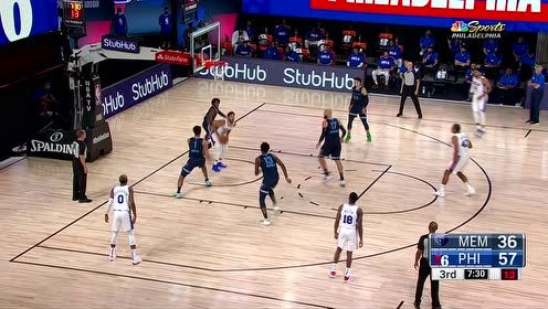 【NBA集锦】这样的高低位你见过没 霍福德吊传西蒙斯后者背扣