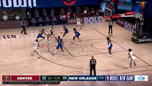 【NBA集锦】循序渐进逐层深入 鹈鹕众将三段式突进助飞费沃斯重扣挂筐
