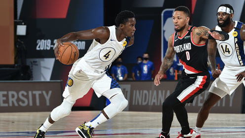 【NBA集锦】开拓者88-91步行者 利拉德仅得4分步行者5人上双赢比赛
