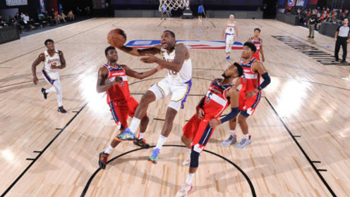 【NBA集锦】奇才116-123湖人 詹姆斯浓眉缺战JR史密斯20分5篮板