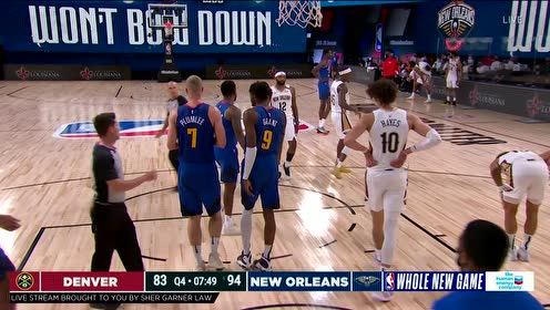【NBA集锦】防守形同虚设 海耶斯空中滞空滑行反手上篮一气呵成