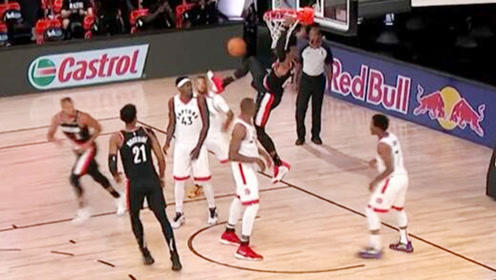 【NBA集锦】安东尼双手灌篮还飞起一脚 西亚卡姆险被踢脸