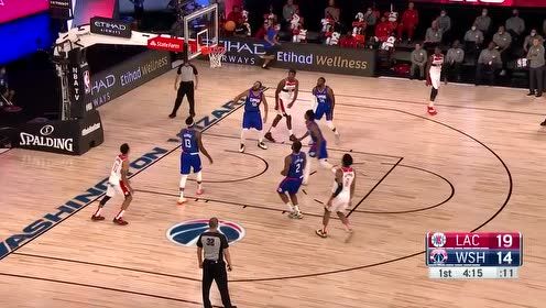 【NBA集锦】八村垒vs快船集锦 八村塁15分10板抢断小卡完成暴扣