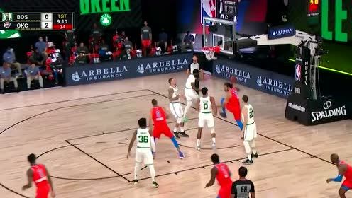 【NBA集锦】198480分钟后首粒进球！加里纳利击地助攻亚当斯暴扣