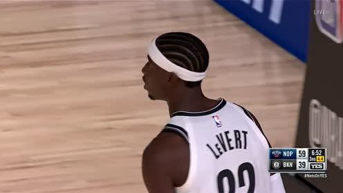 【NBA集锦】瞅准猎物一击毙命 勒维尔霸道追身血帽打蒙霍乐迪