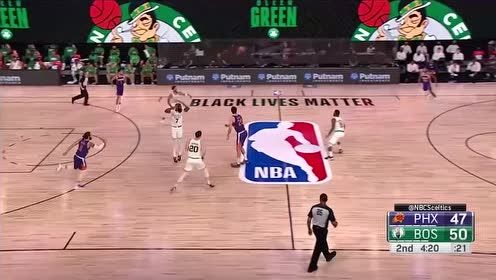 【NBA集锦】塔图姆抢断暴扣一条龙 艾顿飞身空接强势回敬