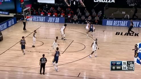 【NBA集锦】站着投就完事儿了 英格拉姆奇奥萨对飙三分你来我往