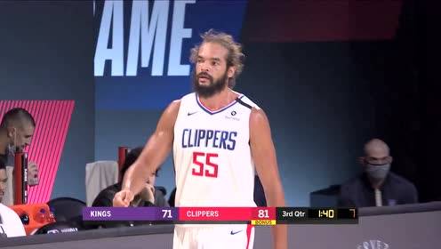 【NBA集锦】国王vs快船精华回放 博格达漂移三分一箭穿心