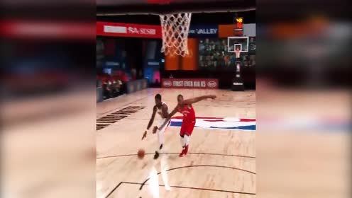 【NBA集锦】如入无人之境 艾顿闲庭信步写意上篮