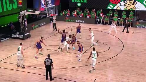【NBA集锦】这位小伙儿也太秀了 布朗篮下连续虚晃秀晕对手