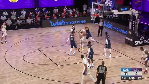 【NBA集锦】独行侠vs湖人精华回放 詹姆斯东契奇高效对飚