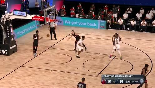 【NBA集锦】让球在空中飞一会儿 雷琼-塔克三分球手起刀落