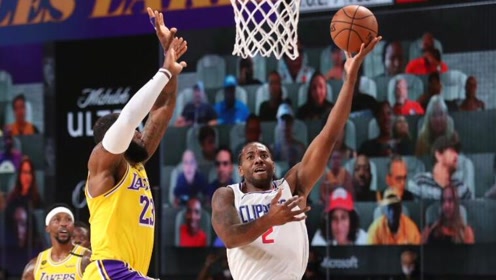 【NBA集錦】王牌對王牌！萊昂納德生突詹姆斯低手滑翔上籃