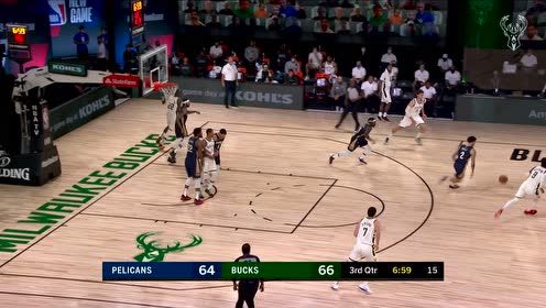 【NBA集锦】球哥时刻紧盯快手断球 快马加鞭转身上篮