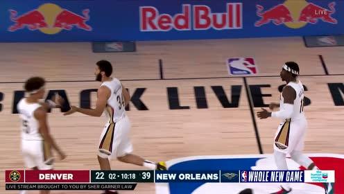 【NBA集锦】有这样的大哥真好!霍乐迪抢断后送威廉姆斯暴扣机会