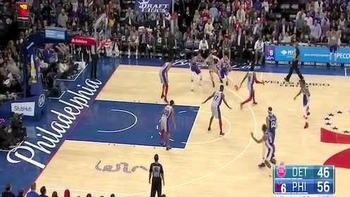 【NBA集锦】灰熊vs76人 莫兰特对位西蒙斯谁能制霸内线
