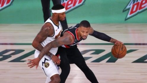 【NBA集锦】利拉德vs掘金集锦 爆砍45+12全场命中11记三分