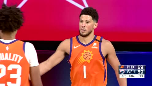 【NBA集錦】布克這記2+1真強(qiáng)勢 邦加看著他一臉無奈
