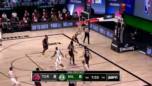 【NBA集锦】康诺顿远射不留情 鲍威尔正面还以颜色