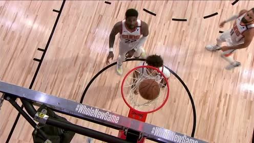 【NBA集锦】家有一老如有一宝 伊戈达拉强硬突破上篮打进还造成犯规