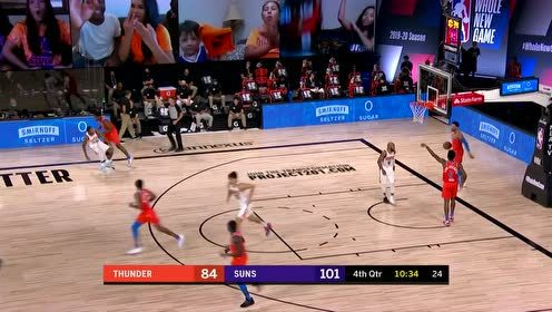 【NBA集锦】布里奇斯左侧三分一箭穿心 将球队领先优势扩大到20分
