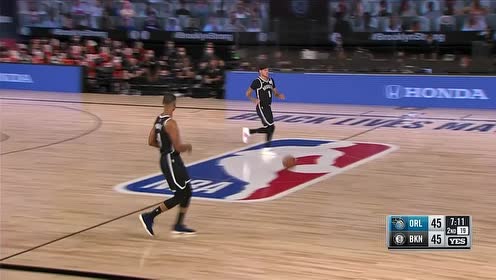 【NBA集锦】恩尼斯紧紧贴防也无可奈何 哈里斯急停出手两分入账