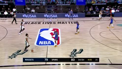 【NBA集锦】不防我投篮？ 约基奇外线空位三分抬手就有