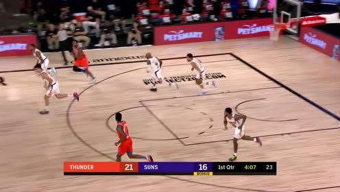 【NBA集錦】布克超遠三分打鐵 薩里奇頂開三人搶板補籃得手