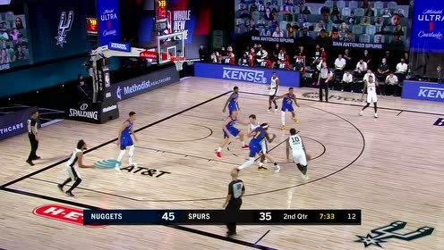 【NBA集锦】掘金命中底角三分 怀特进攻端给予回应