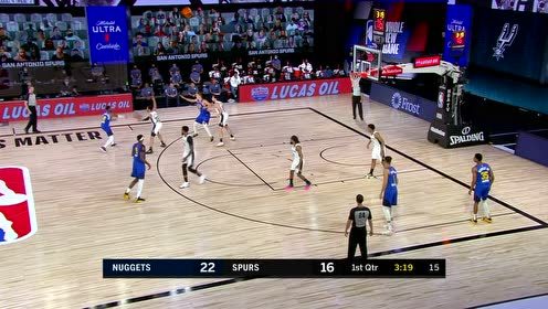 【NBA集锦】约老师空接传球失误 马刺反击米神轻松上篮得手
