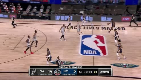 【NBA集錦】內(nèi)線猛獸翻江倒海 錫安強沖籃下怒搶前場籃板二次進攻打停馬刺